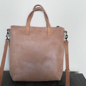 ABLE Leather Crossbody Bag